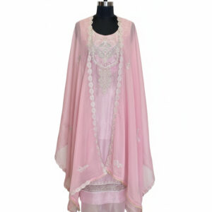 Ethereal Baby Pink Tissue Silk Suit Set