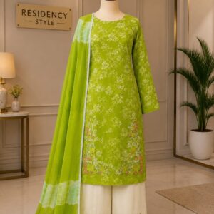 GREEN FLORAL PRINT
