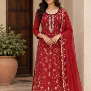 Designer Unstitched Suit Set for Women | Elegant Ethnic Wear